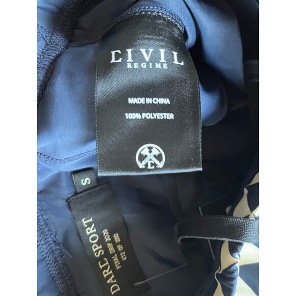 NWT  DARC SPORT Blue Spandex Mana Civil Regime Biker Shorts  Mens Size Small - Picture 7 of 10